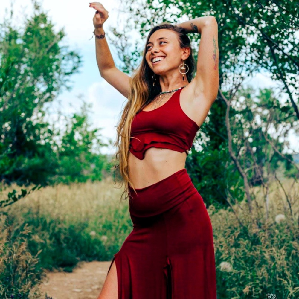 Umba Lace Back Haltar Bra Top